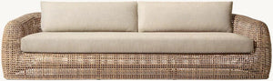 Rizzo All-Weather Resin Wicker Corner Sofa - Daia Home