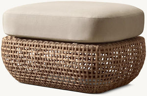 Rizzo All-Weather Resin Wicker Corner Sofa - Daia Home