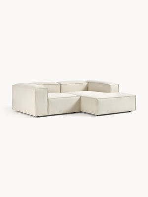 Russo Modern Minimalist 2-Piece Modular Deep Chaise Sofa - Right Facing