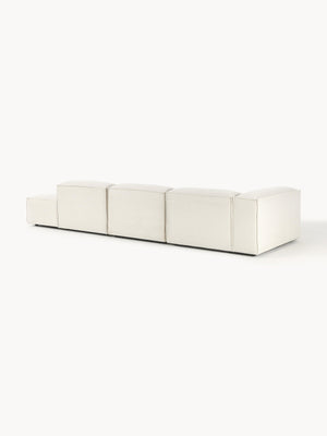 Russo Modern Minimalist 3-Piece Modular Deep Chaise Sofa - Right Facing