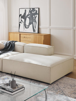 Russo Modern Minimalist Chaise End Module - Right Facing