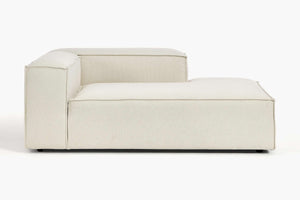 Russo Modern Minimalist Chaise Module - Right Facing