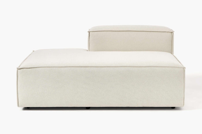 Russo Modern Minimalist Chaise End Module - Left Facing