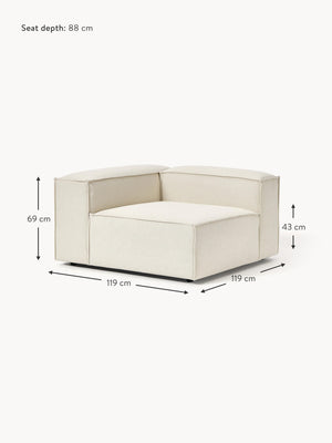 Russo Modern Minimalist Corner Module - Left Facing