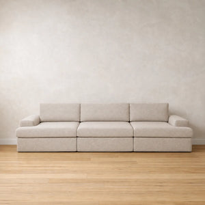 Scotta Loose Washable Cover Modular Sectional Sofa 3 Pieces