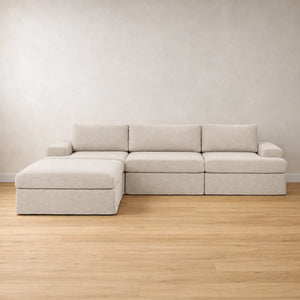 Scotta Loose Washable Cover Modular Sectional Sofa 4 Pieces