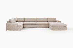 Scotta Loose Washable Cover Modular Sectional Sofa 6 Pieces