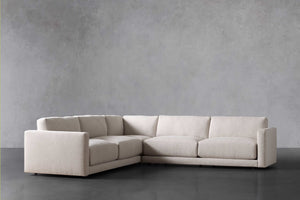 Thora Contemporary Scandinavian Corner Sofa, Deep Plush Seats - Daia Home