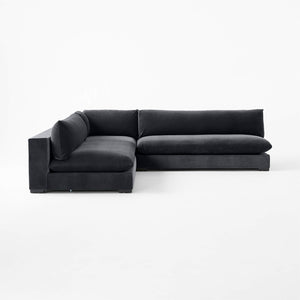 Venturi Armless Deep Seat Corner 3-Piece Modular Sofa 292cm x 292cm