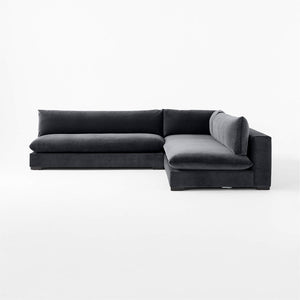 Venturi Armless Deep Seat Corner 3-Piece Modular Sofa 292cm x 292cm