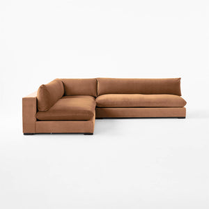 Venturi Armless Deep Seat Corner 3-Piece Modular Sofa