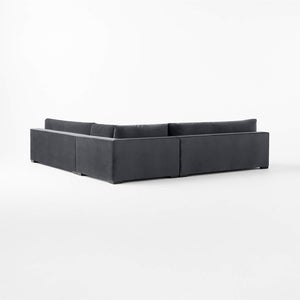 Venturi Armless Deep Seat Corner 3-Piece Modular Sofa 292cm x 292cm