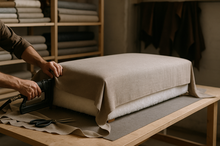 Add Footstool Ottoman