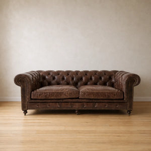 Weybridge Leather Chesterfield Sofa