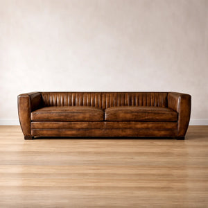 Deco Vintage Leather Sofa