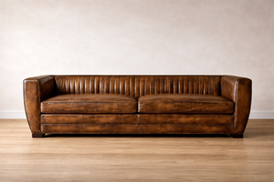 Deco Vintage Leather Sofa