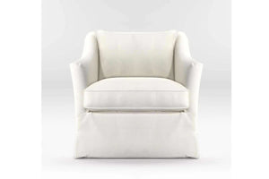 Scarlet Loose Cover Armchair With Feather Seats