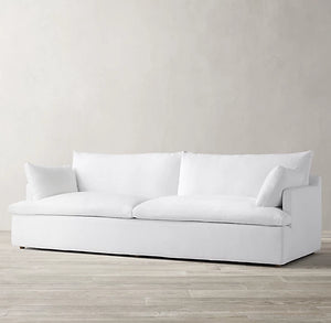 Chueka Modern Classic Sofa With Slim Squared Arms - Daia Home