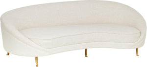 Gianna Boucle Curved Mid Century Sofa - Inspired By ICO PARISI - Daia Home