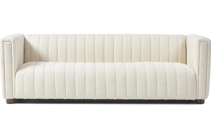 Harlem Boucle Mid Century Modern Sofa