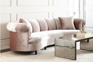 Clara Curved Sofa, a Fusion of Traditional and Modern Design