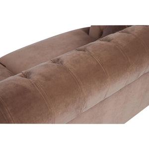 Aldrich Chesterfield Deep Feather Seat Sofa With Low Arms - Daia Home