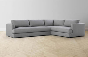 Asher Modern Corner Sofa With Deep Seats - Daia Home