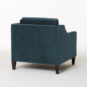 Darcy Mid Century Sofa, Slim Sloping Arms, Feather and Fibre Seats - Daia Home