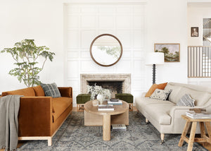 Elizabeth Classic High Back Sofa, Deep Seats, Feather and Fibre - Daia Home