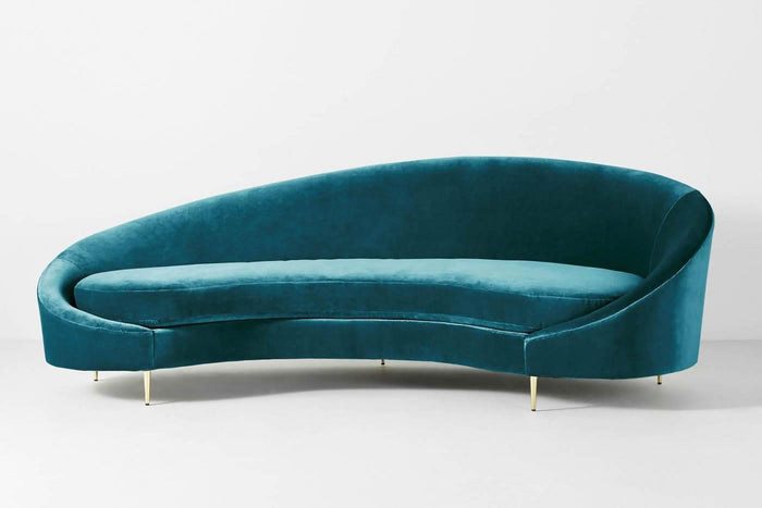 Gianna Curved Mid Century Sofa - Inspired By ICO PARISI