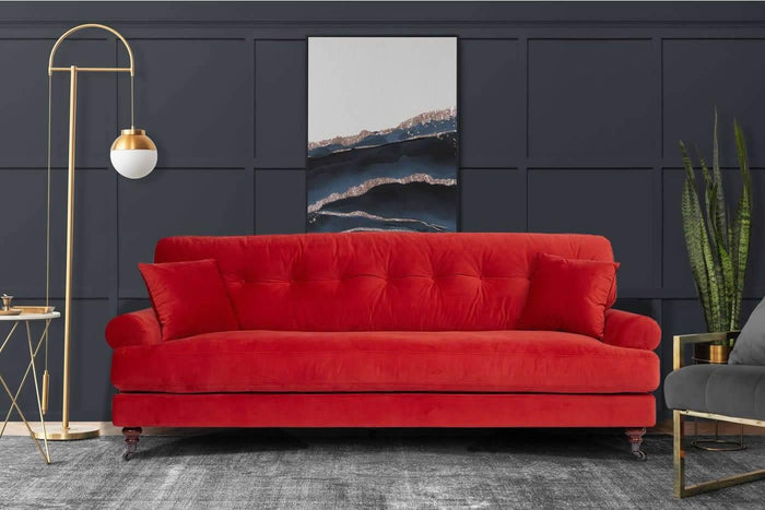 Harold Sofa. Blend of Scandi and English Style. Deep Feather Seats