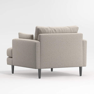 Hudson Deep Seat Mid Century Sofa, Feather and Fibre Cushions - Daia Home