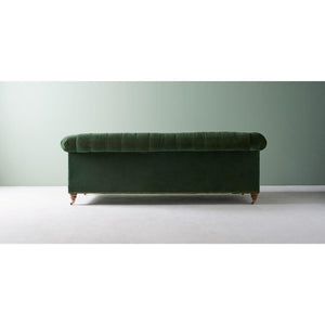 Langley Slim Arm Chesterfield Sofa, Feather and Foam Seats - Daia Home