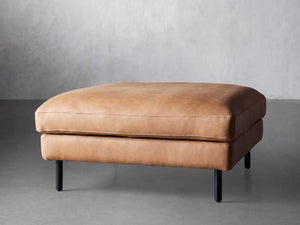 Mette Mid Century Modern Leather Sofa, Comfortable Cosy Seats - Daia Home
