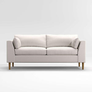 Mila Modern Classic Sofa, Deep Feather Wrapped Seats And Soft Back - Daia Home