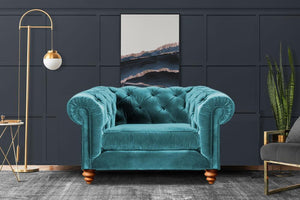 Westminster Chesterfield Sofa, Comfy Feather and Foam Seats - Daia Home