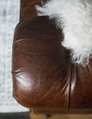 Weybridge Vintage Leather Chesterfield Armchair - Daia Home